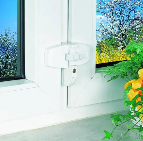 Fenster-Zusatzschloss für Doppelflügelfenster ABUS DFS95 Fenster-Zusatzschloss für Doppelflügelfenster ABUS DFS95